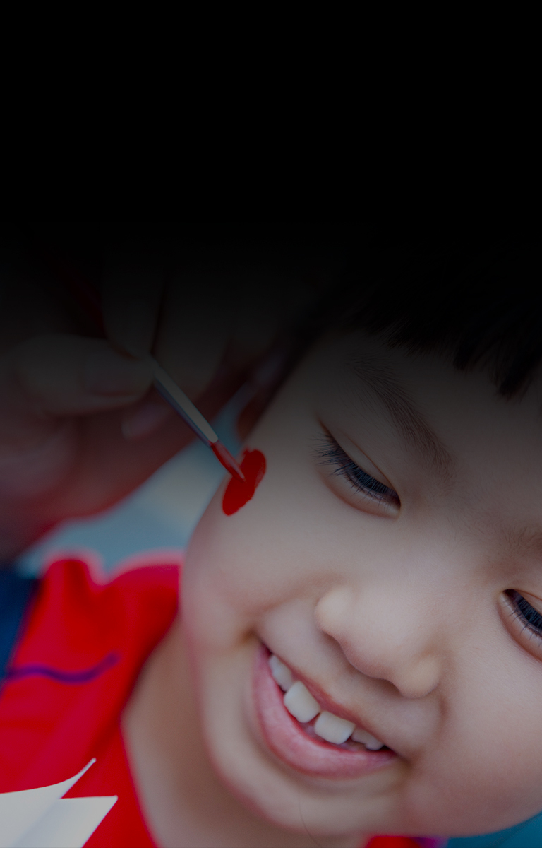 떡볶이 페이스 페인팅|어린이 대상 떡볶이 또는 장류 캐릭터 페이스 페인팅 부스 운영